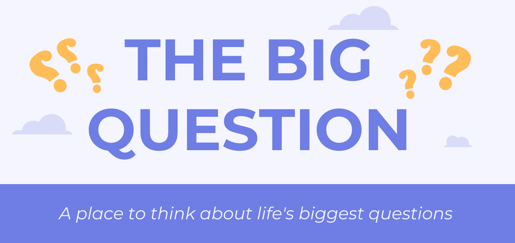 The Big Question - Web banner