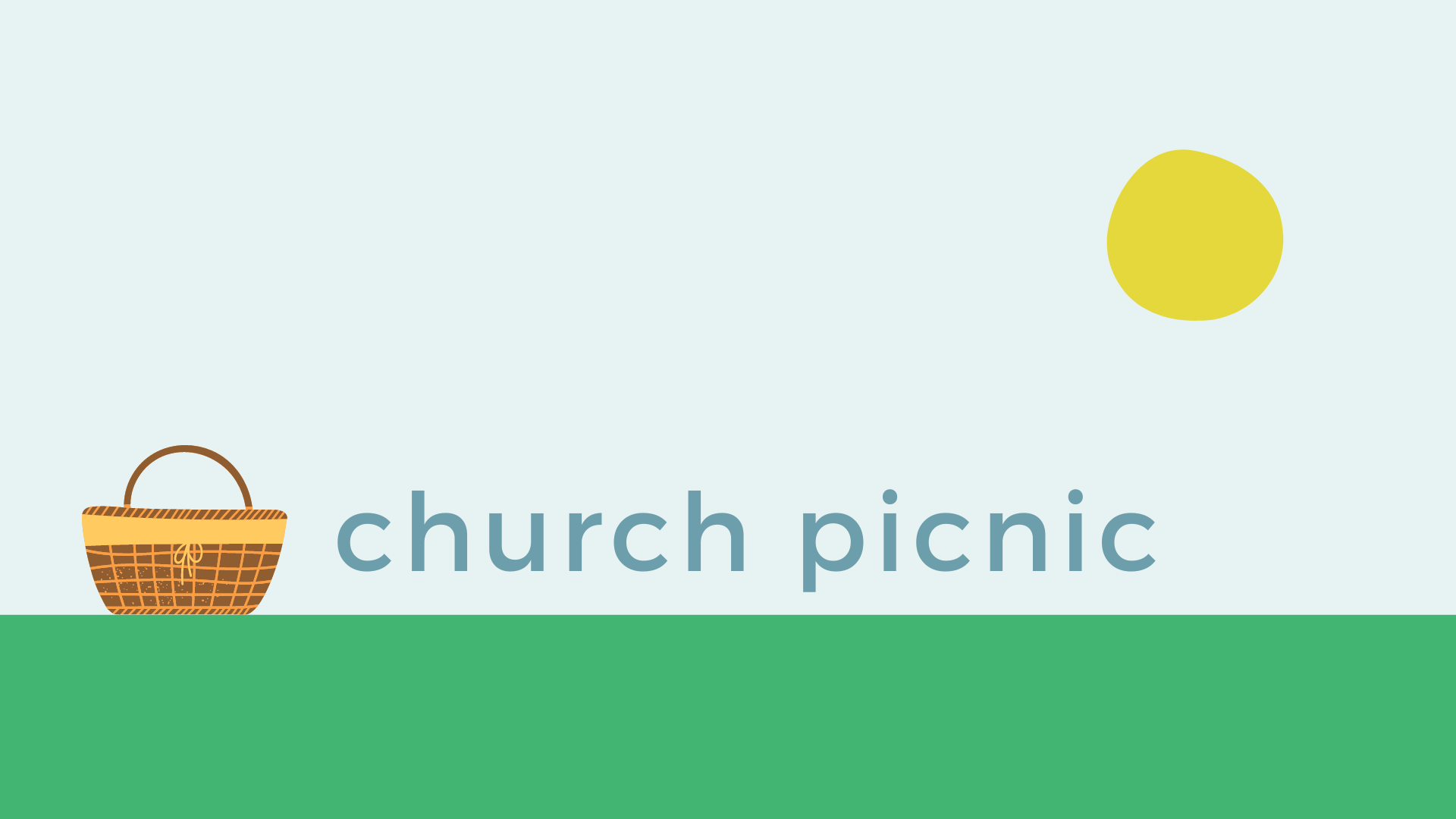 church picnic 16.9