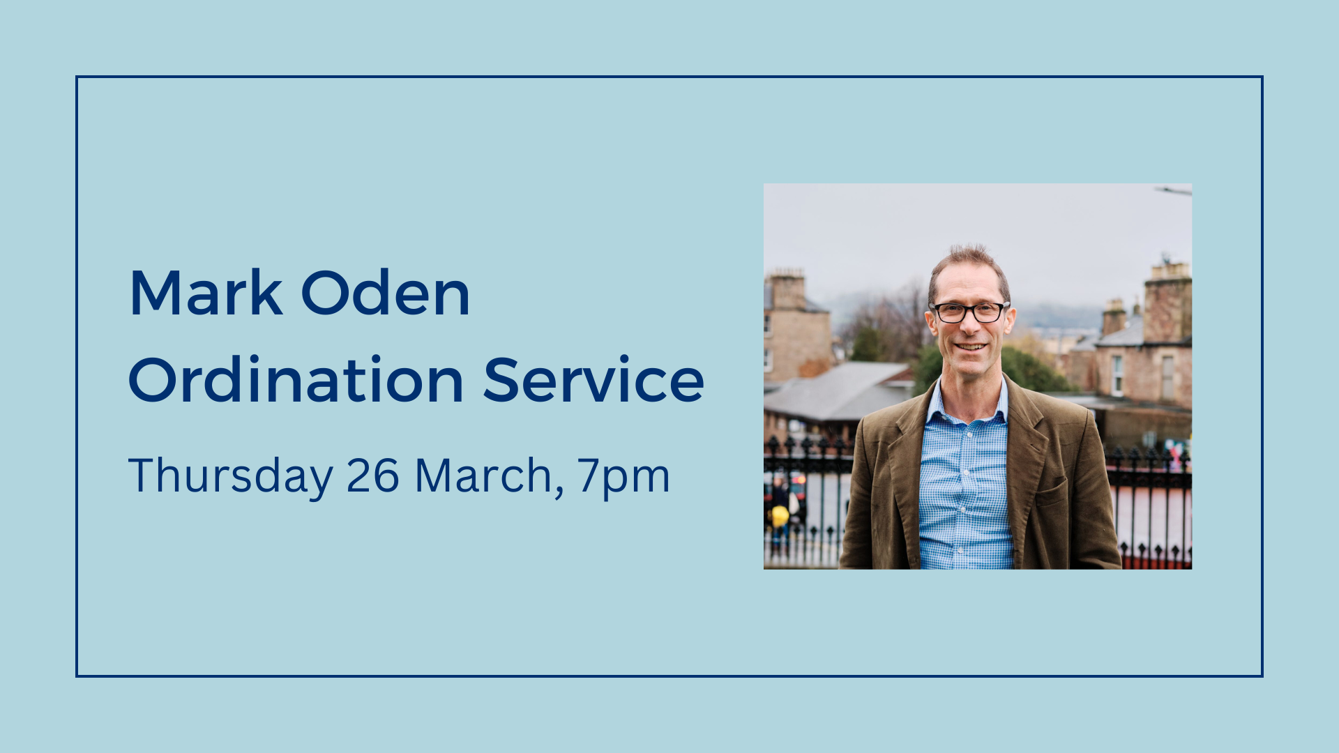 Mark Oden - Ordination service